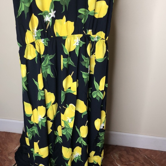 Lemon & Navy Dress - Picture 13 of 13